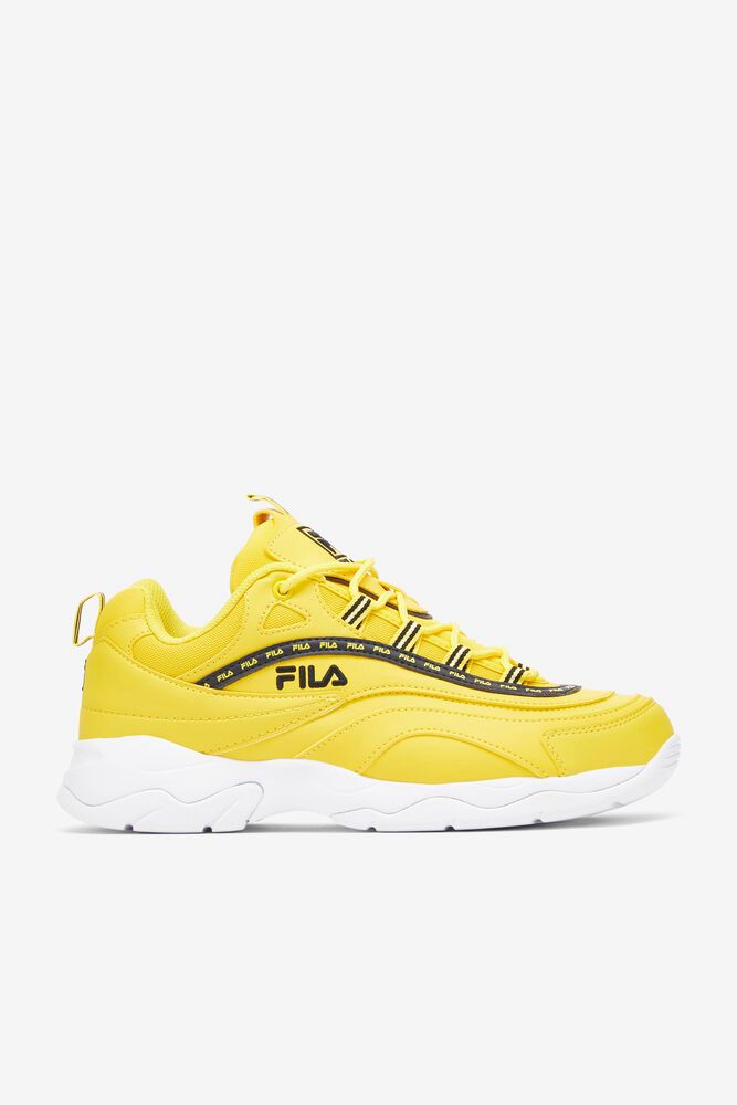 Fila Ray Repeat Yellow Sneakers Mens - NZ 03156-MEVO